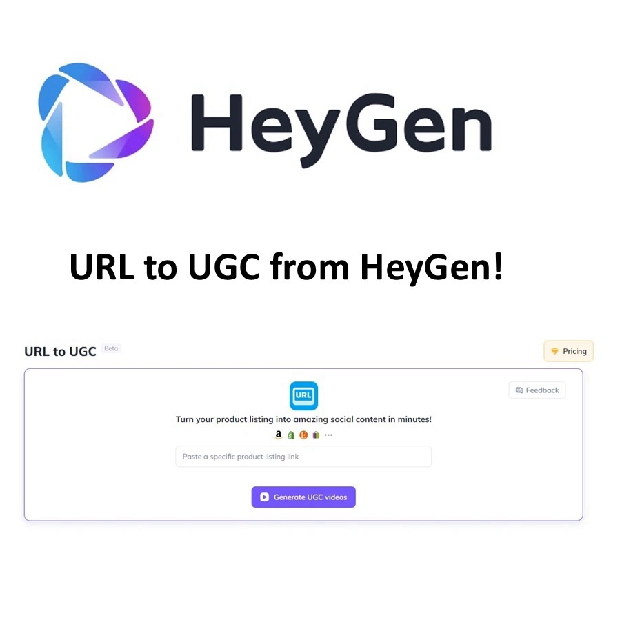 URL to UGC from HeyGen